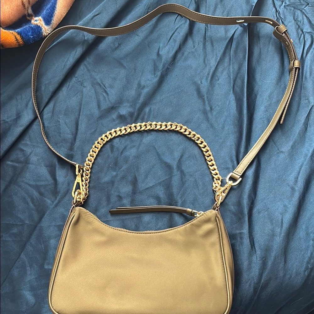 Michael Kors Army Green Two-Way Shoulder Bag - Picture 7 of 9